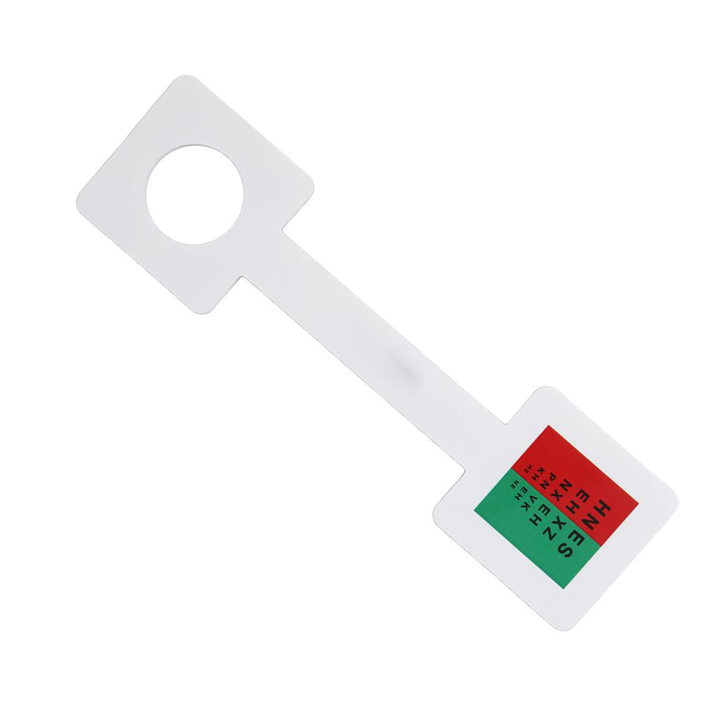 Check Vision Tester Thicken Matte Lamination Waterproof Vision Tester Tool for Women Men