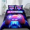 Gaming Bedding Set Game Bed Cover 135 For Adults Kids Soft Microfiber Modern Gamepad Duvet Cover Decorative With Pillowcase