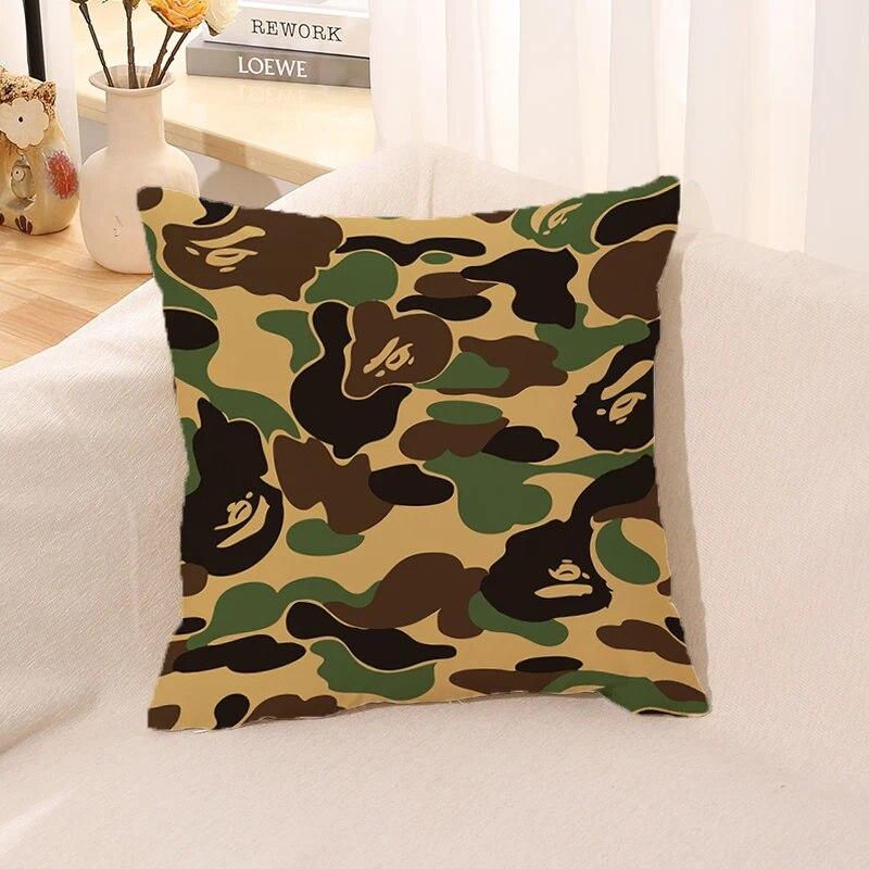 Camouflage Cushion Pillow Home Anime Pillowcase Sofa