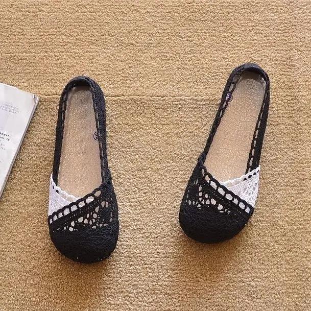 Fashion Contrast Color Slip On Woman Footwear Y2k Fashion Designer Luxury Casual Comfortable and Elegant Trends 2025 New Shoes for Women