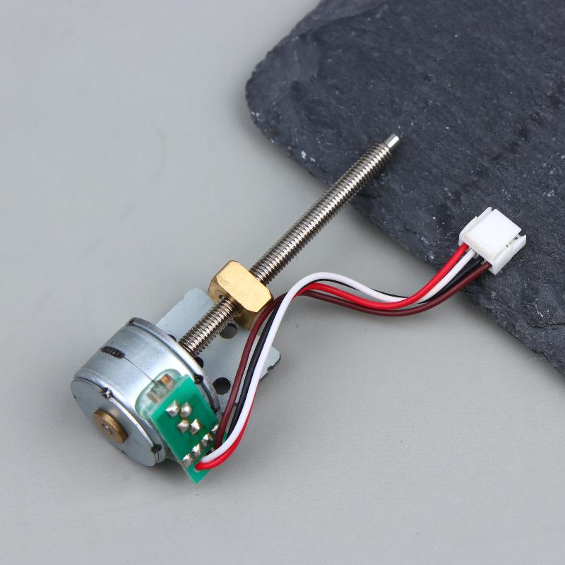 Micro 15Mm 2-Phase 4-Wire Screw Shaft Stepper Motor Copper Position Linear Actuator Screw Slider Block Nut Driver Board