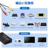 Mcbazel RAC To HDMI Converter AV Aspect Ratio To Switching Compatible with Game Consoles Recorders Black Adapter, Composite, Switch, 43 169