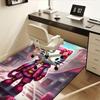 1pc Sanrio Hello Kitty Mermaid Printed Office Carpet Rectangle Rug Under The Table,Perfect Room Decor for Living Room, Bedroom, Kitchen, Non-slip Floo