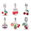 Cherry Pendant Copper Colors For Charms Copper Colors Original Bracelet For Jewelry Making