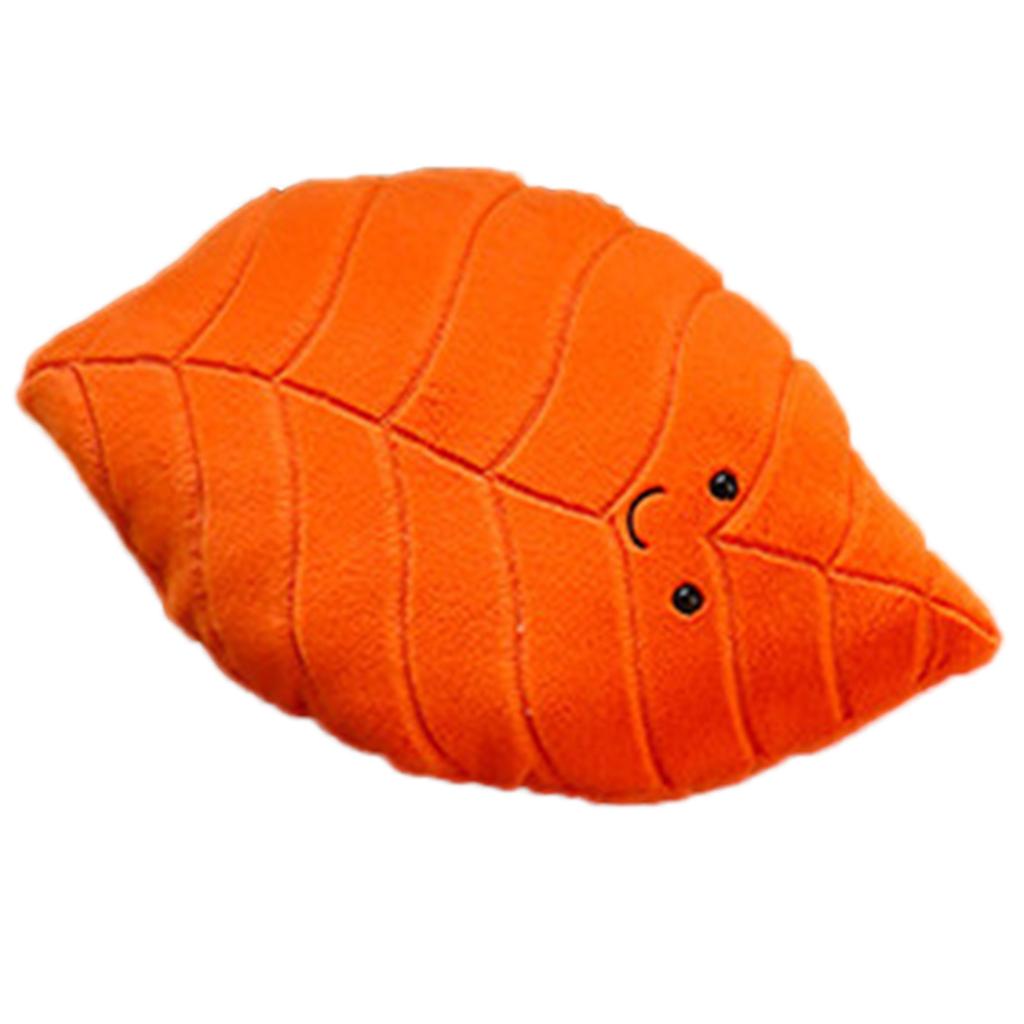 Green Plant Plush Doll Leaf Shaped Pillow Soft and Comfortable Cushion for Relaxation Whimsical and Fun Home Decoration