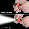 Long Battery Life Outdoor Flashlight Keychain USB Rechargeable Pocket Emergency Lamp  Inspection