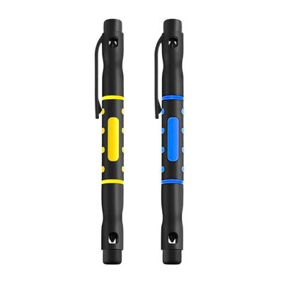 Pocket Screwdriver 4 In 1 Multipurpose Portable Crossing Flathead Tips Pen Type Double Ended Screwdriver for Repairing
