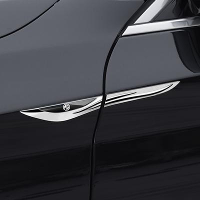 2pcs Car Side Fender Knife Stickers Emblem Badge Decals For Morris Garages MG MG3 MG5 MG6 MG7 GT GS Hector HS ZS ZX