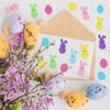 Whaline 250Pcs Easter Foam Stickers Bunny Rabbit Egg Decals Self Adhesive Stickers for Spring Birthday Party DIY Crafts Greeting Cards Making Home