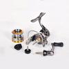 Mini ALL METAL Fishing Reel with Metal Spool Ball Grip Spinning Small Winter Ice Fishing Wheel for Saltwater Freshwater Carp