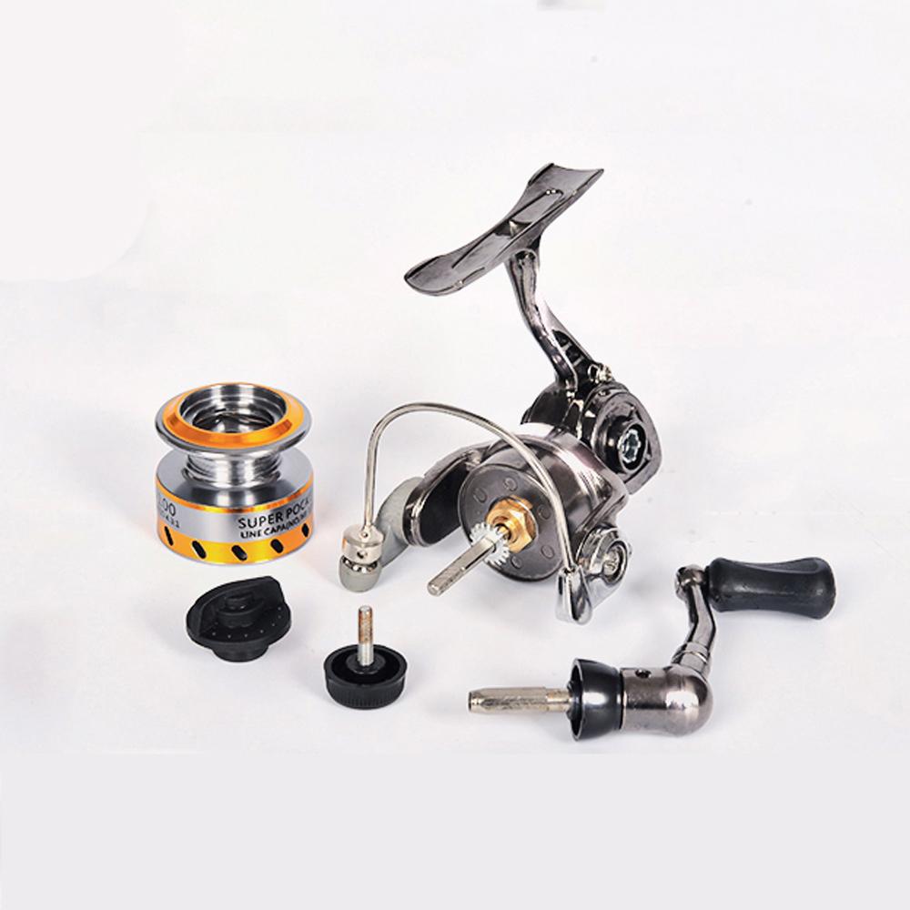 Mini ALL METAL Fishing Reel with Metal Spool Ball Grip Spinning Small Winter Ice Fishing Wheel for Saltwater Freshwater Carp