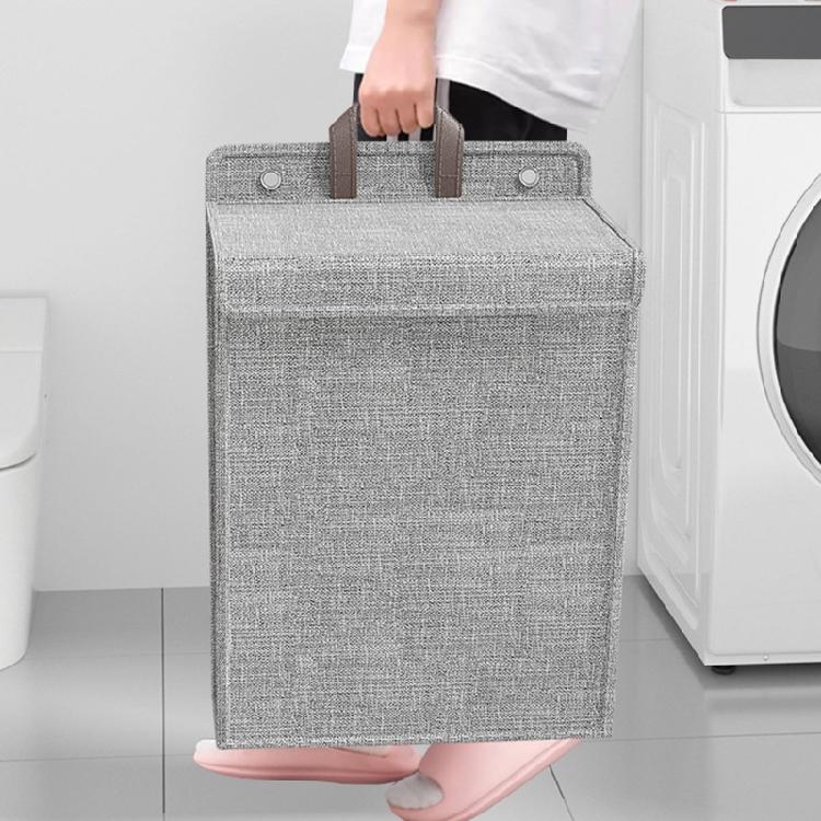 Foldable Wall Hanging Laundry Basket Household Dirty Clothes Organizer Versatile Wall Mounted Garment Storage Container