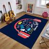 Retro Music Rugs for Bedroom Decoration Vintage Guitar Big 3D Printed Home Carpet Living Room Sofa Table Soft Non-Slip Floor Mat