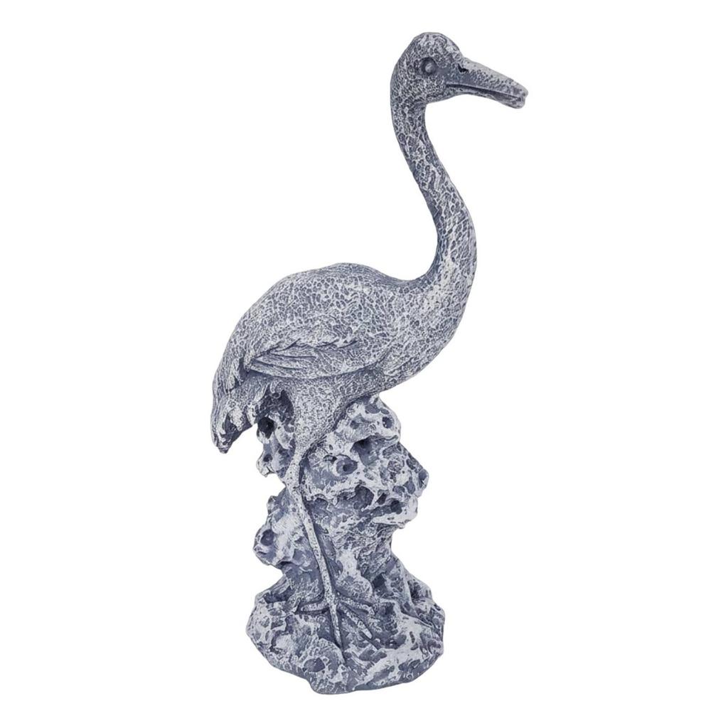 16 Pieces Crane Fishing Ornament Chinese Style Statue Landscape Decoration Decorative Bird