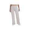 Sportswear Club Logo Embroidery Solid Color Elastic Waist Mid Rise Wide Leg Knit Sports Pants Women Pants Platinum-Purple FB2728-019