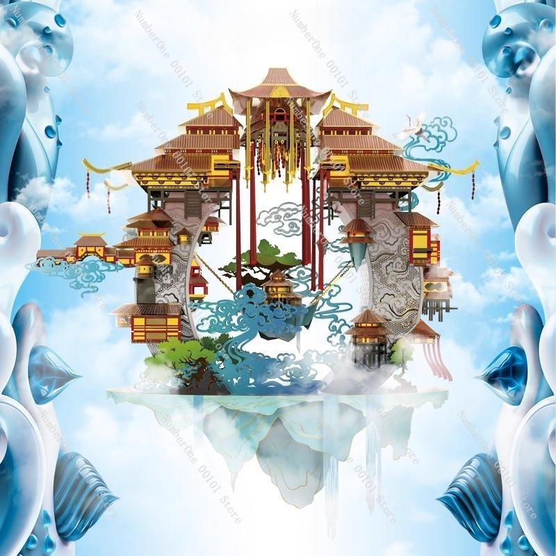 3D Metal Assembly Puzzle Model Kit of Ancient Architecture,High-Difficulty DIY Craft for Adults,Precise Laser-Cut Components