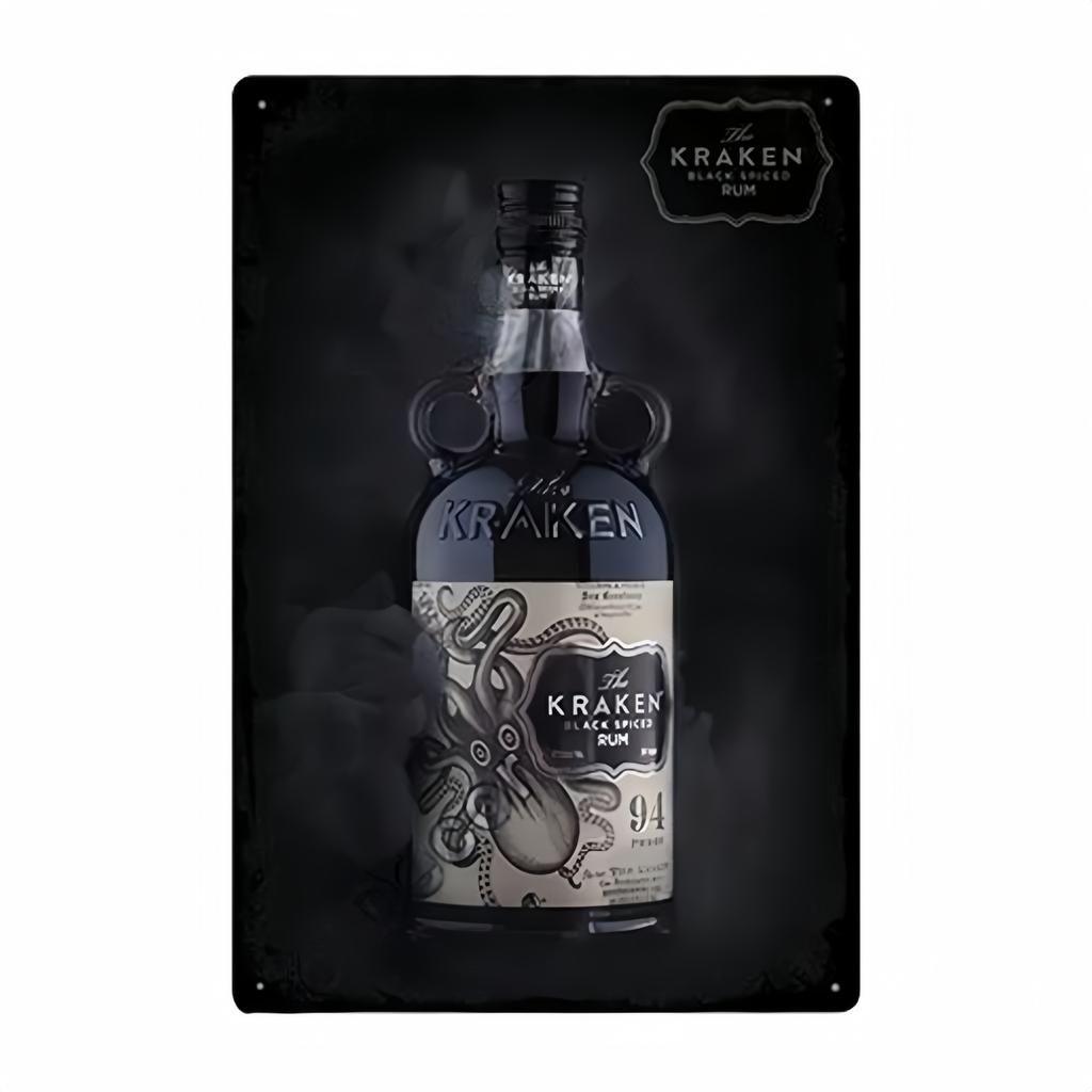 Vintage Metal Sign Rum Brand Retro Tin Sign Captain Morgan Funny Poster Decor for Bar Pub Club,Man Cave Wall Art Decoration