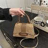 Minimalist Small Square Bag With Magnetic Closure For Daily Use Women