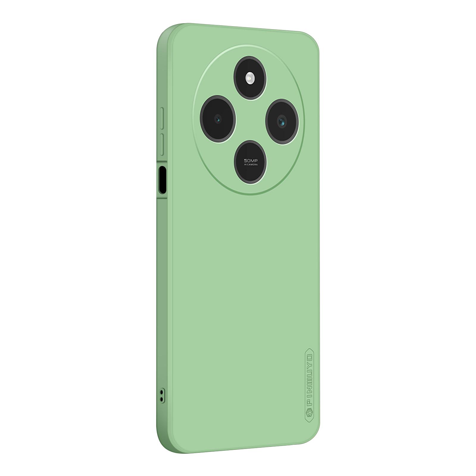 

For Xiaomi Redmi 14C 4G Phone Case PINWUYO Soft Matte TPU Mobile Back Cover Green