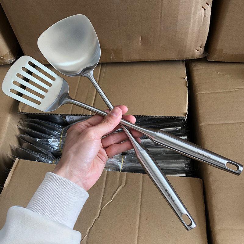 

Ruhan 304 Stainless Steel Ladle & Slotted Spoon Set