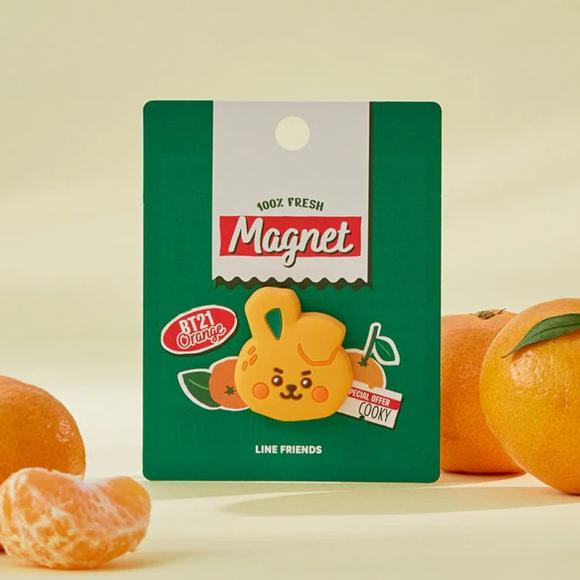 

BT21 Силіконові магніти для вечірки Baby Orange (7 варіантів) COOKY
