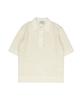 Digeule Rope Short Sleeve Cotton Knit 3 Colors (Navy, Olive, Oatmeal)