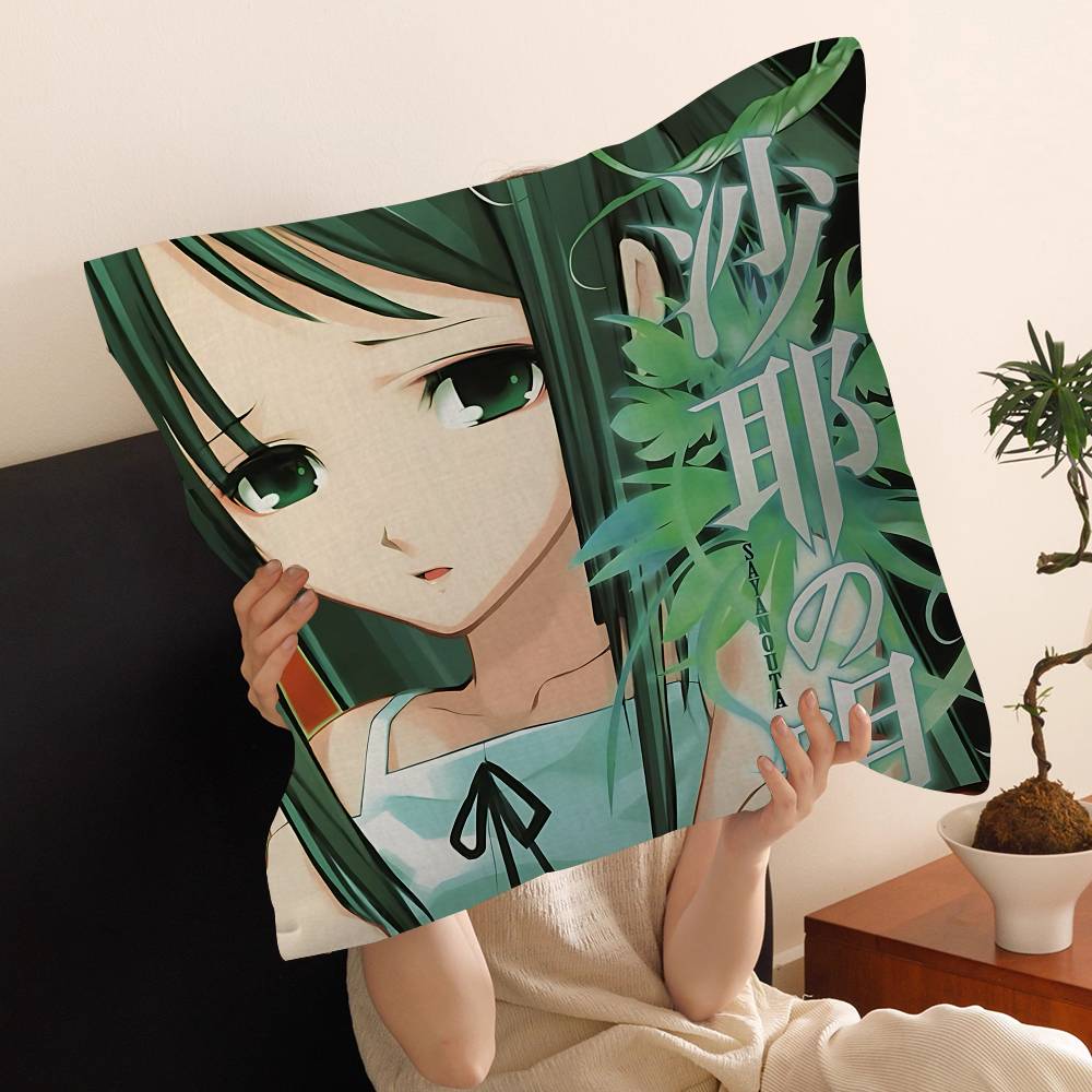 S-Saya No Uta The Song Of Saya Pillow Cover For Bedroom Room And Living Room Sofa Decorative Cushion Cover