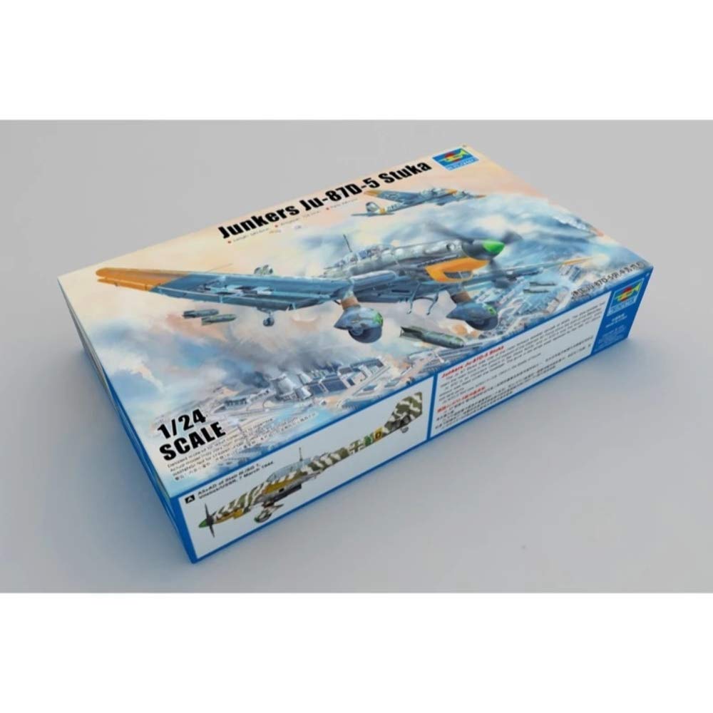 Trumpeter German Stuka Plastic Model Kit 02424 1/24 Ju-87D-5