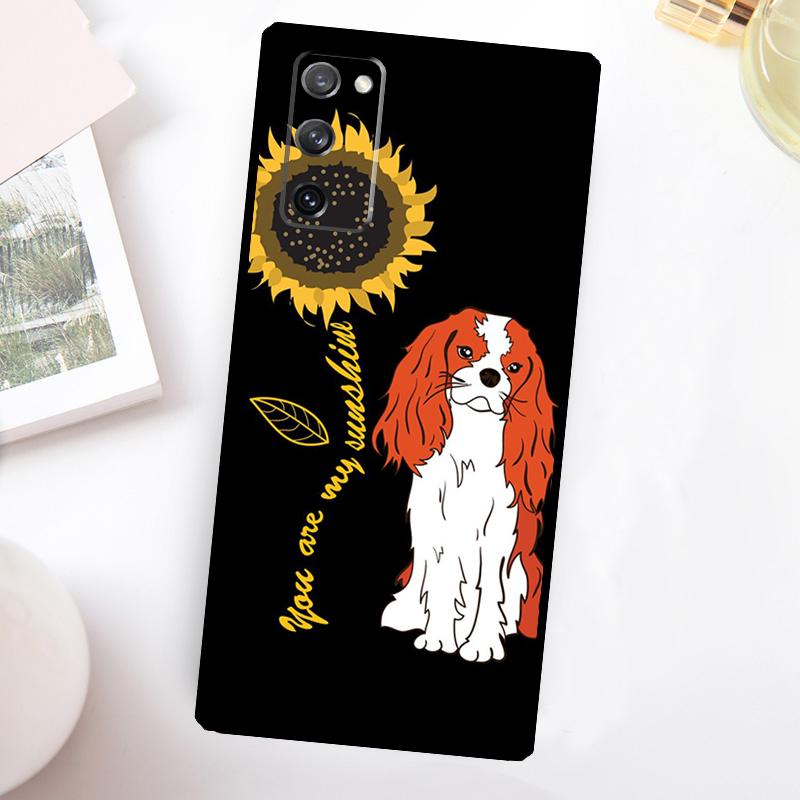 Cavalier King Charles Spaniel Dog Case For Samsung Galaxy S22 S23 S24 Ultra Plus Note 10 20 S8 S9 S10 S20 FE S21 FE Cover