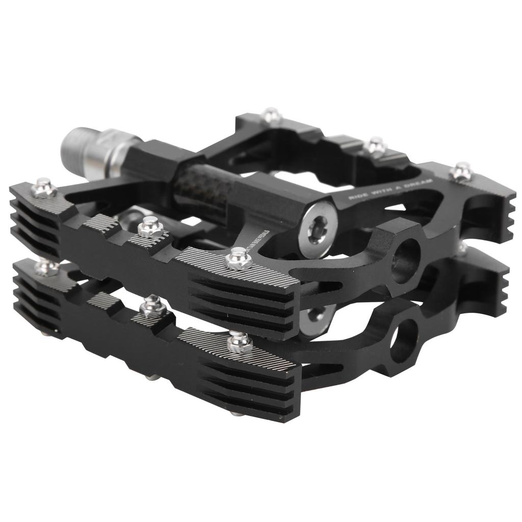 Wheelup Bicycle Pedals Carbon Fiber Aluminum Alloy Bearing Platform AntiSlip Mountain Bike Cycling