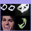 Accessoires de Costume de Fête d'Halloween Ensemble de Fausses Dents Blanches en Plastique Crocs de Vampire Zombie Décoration de Fête Wawazhengfu