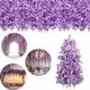 10PCS Bright Color Artificial Wisteria Hanging Flower Wisteria Flower Strips  Ceiling