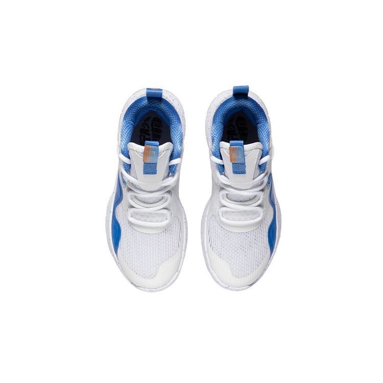 Li-Ning Cloud Lightweight Rebound Low-Top Basketball Shoes Kids sneakers Standard-White YKBS040-9