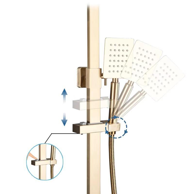 Bathroom 8" Rainfall Shower Faucet Bath Faucet Wall Mounted Swivel Bath Spout Shower Mixer Tap Shower Faucet Shower Set Mixer