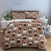 French Bulldog Themed Decor Set Exquisite Three-Piece Bedding Set Gift For Kids And Adults