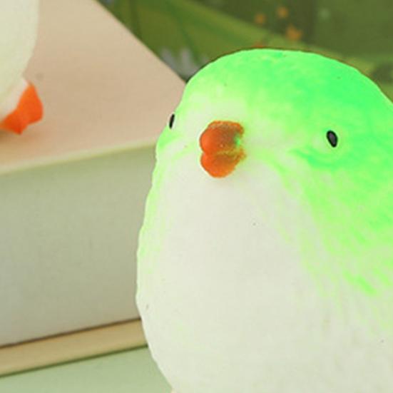 Simulated Bird Squeeze Toy Anxiety Relief Sparrow Sensory Fidget Toy Slow Rising Office Workers Relaxation Stress Ball