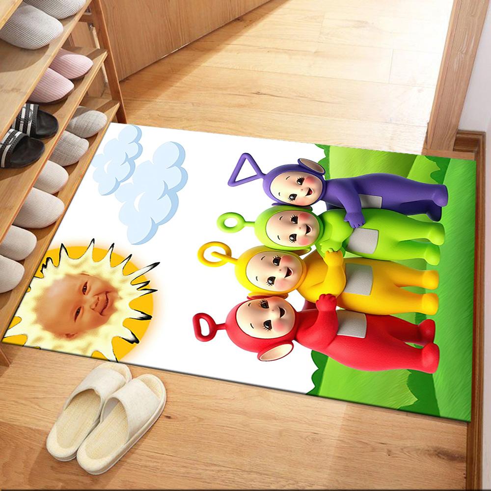 Teletubbies Friends Sun Square Rugs Are a Great Choice for Living Rooms, Bedrooms, Home Décor, and As Gifts.