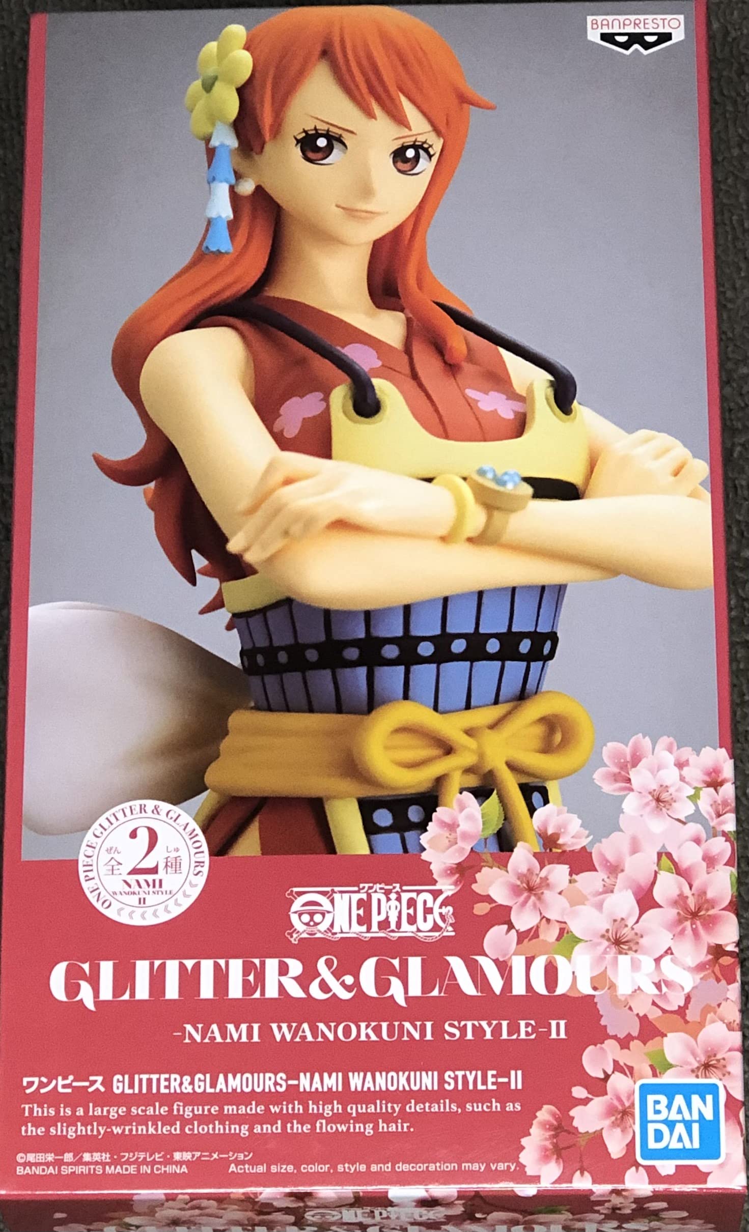 

Banpresto One Piece GLITTER GLAMOURS Nami NAMI WANOKUNI STYLE II & [1.A] (Single Item)