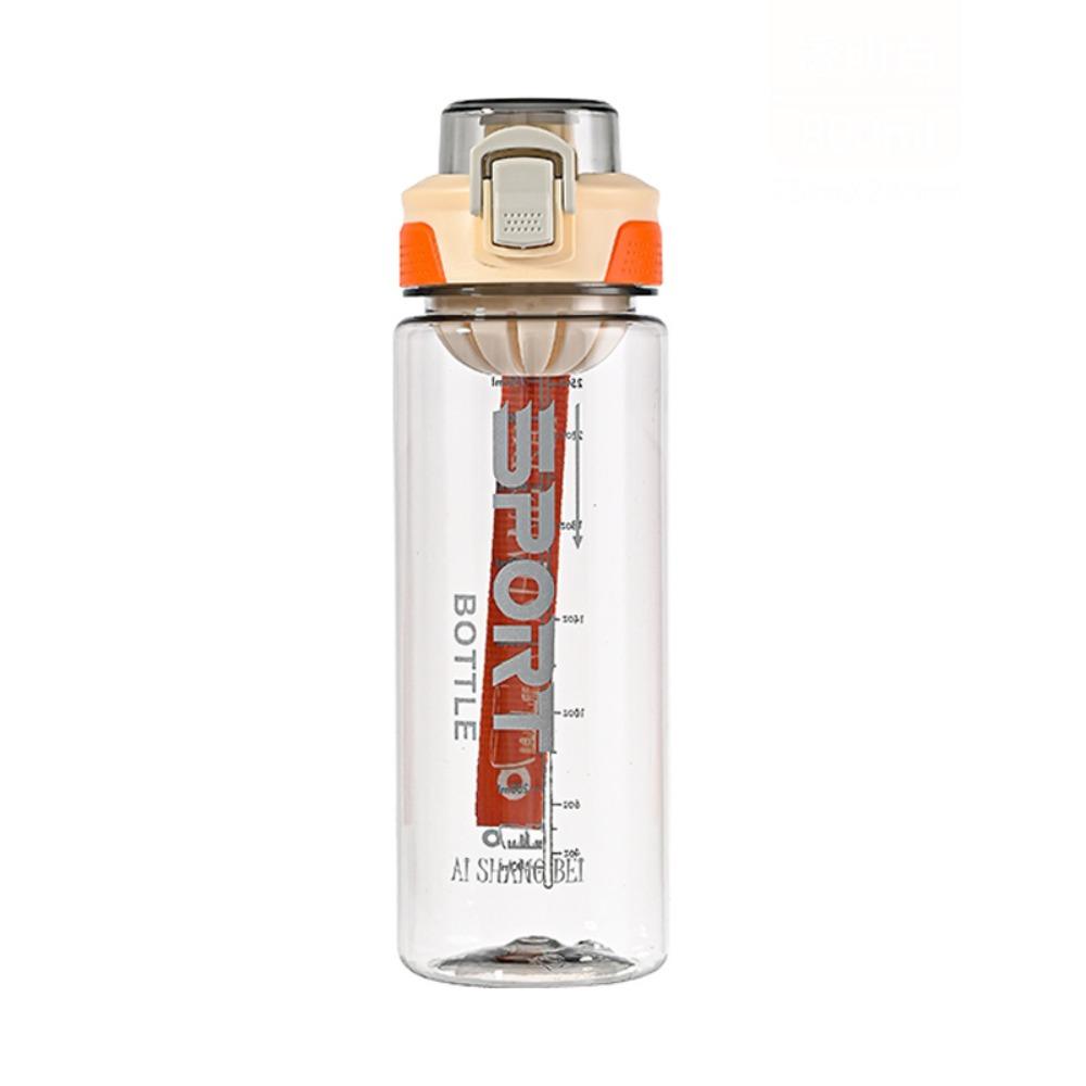 Plastic Clear Drink Bottle Leakproof Travel Kettle Portable Sports Water Bottle