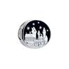 Harry Potter Sterling Silver Hogwarts Castle Spacer Bead Silver
