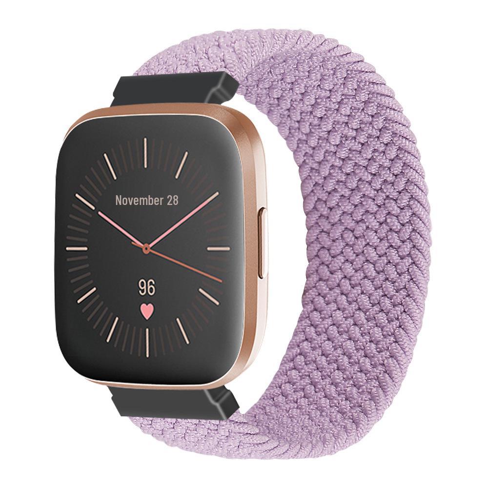 

Cross-Border Woven Watch Strap for Fitbit Versa/Versa 2 - Smart Bracelet Wristband M