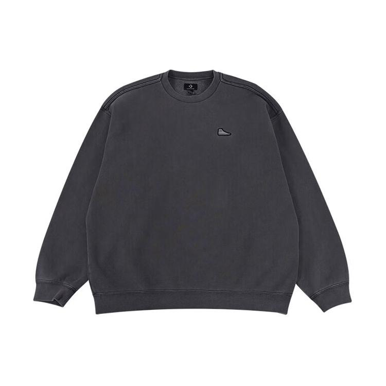New Converse Sweatshirt Unisex Dark Gray 10025538-A01