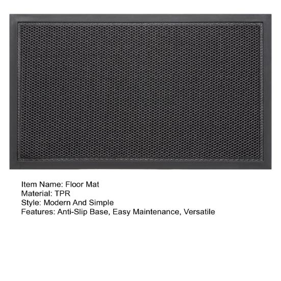 Fußmatte Leicht zu reinigen Weich Flexibel Faltbar Rutschfester Boden Hauseingangsmatte Elastische Oberfläche Innentürmatte