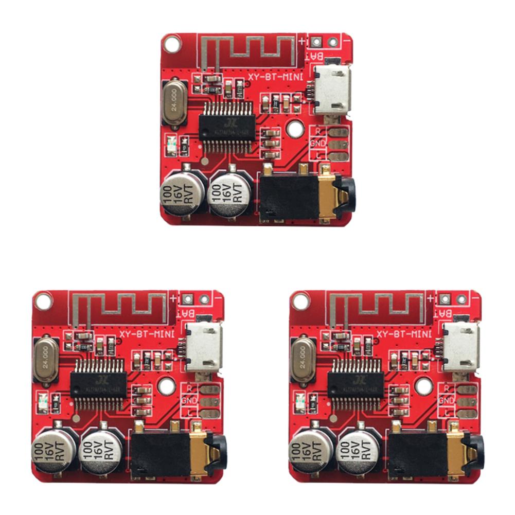 1-3PCS Bluetooth 5.0 MP3 Lossless Decoder Board DC3.7-5V Wireless Stereo Module Micro USB Dual Channel DIY Audio Receiver Boards
