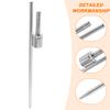 Estaca para asta de bandera de acero inoxidable con rodamiento de manguito para base, estaca fija al suelo, accesorios para banderas, soporte para mástil, telescópico, resistente