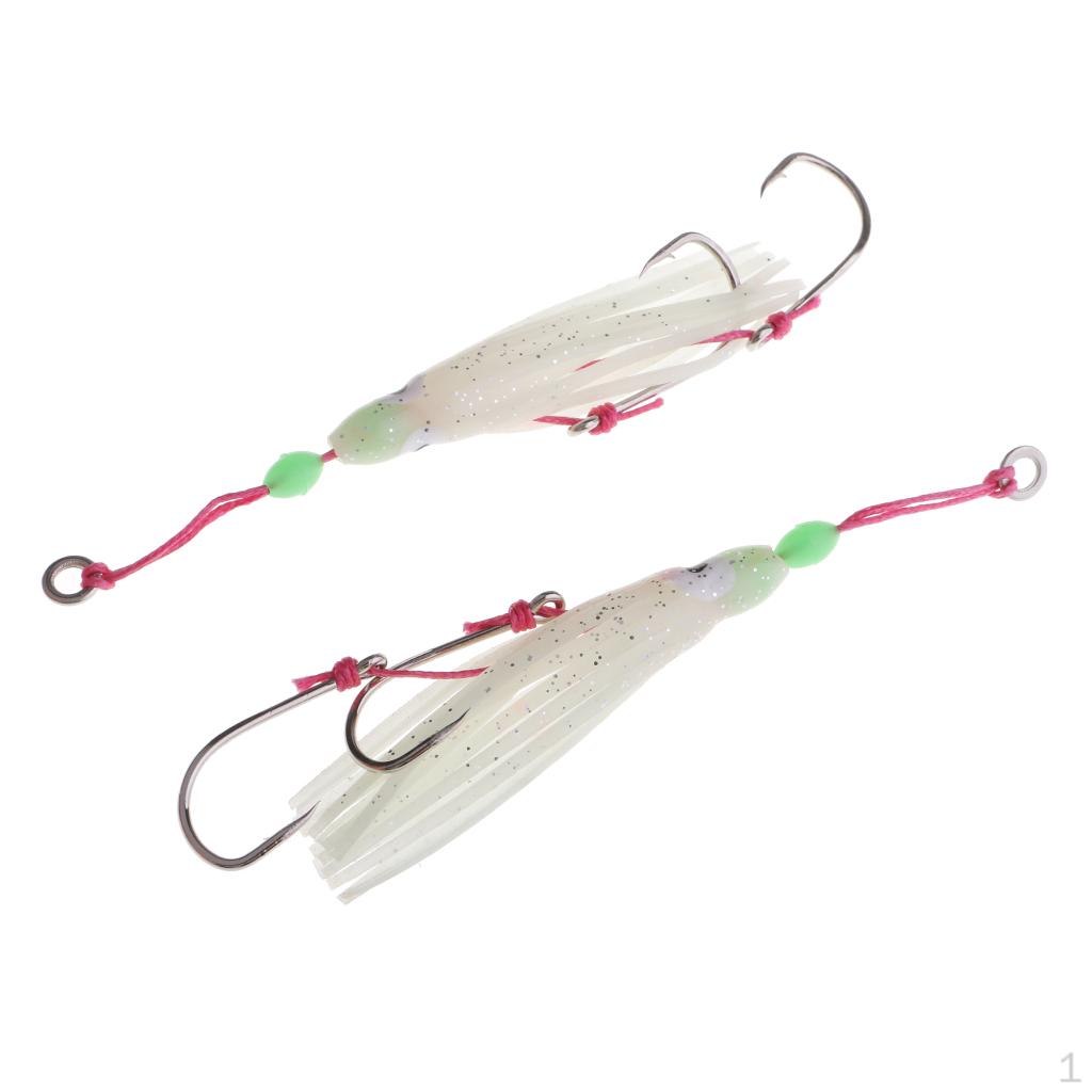 

Dark skirts Soft Trolling Saltwater Luminous 6cm
