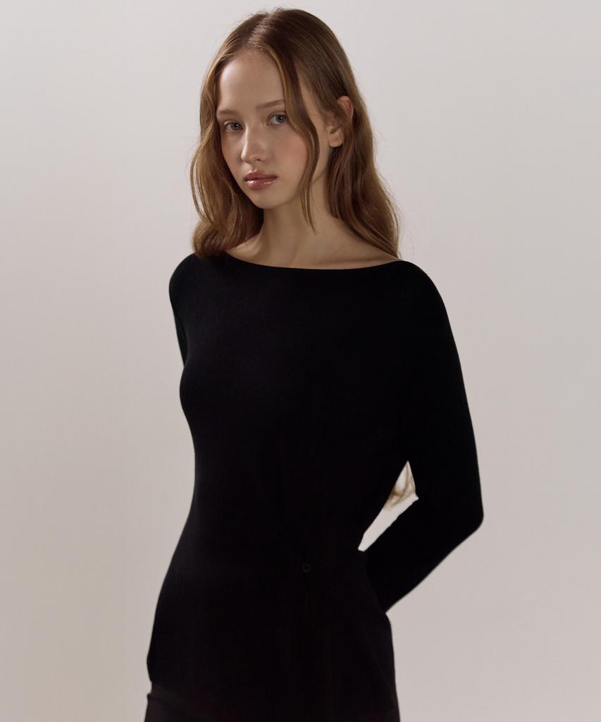 ELLIOTI Twist Closure Knit Ts_3Color