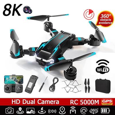 Drone 5G WIfi Drone 8K HD Aerial Camera Omnidirectional Intelligent Obstacle Avoidance Brushless Foldable Quadcopter RC5000M