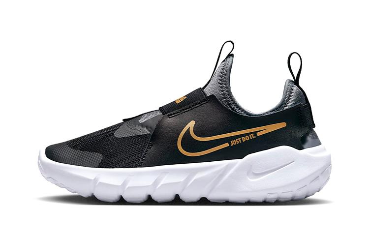 Nike Flex Runner 2 PS  Black Metallic Gold  DJ6040-007 32