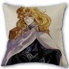 The Rose of Versailles Pillowcase Cotton Linen Fabric Square Zipper Pillowcase New 45X45cm Wedding Decorative Pillow Cover 0406